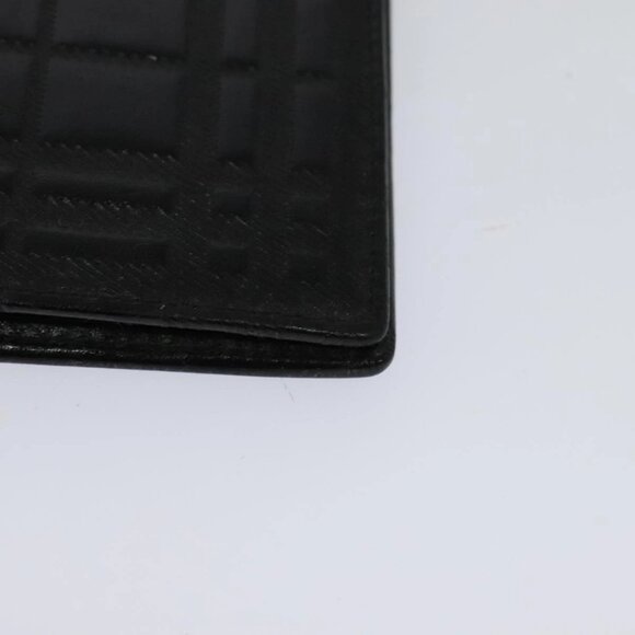 BURBERRY Day Planner Cover Leather Black Auth 108507 - Picture 6 of 16